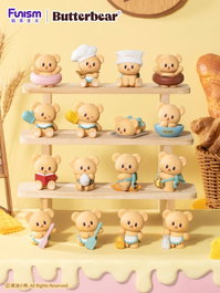 Butterbear pack de 3 Minifiguras Baked with Love Series Chubby Face 9 cm Expositor (6)