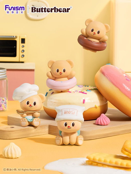 Butterbear pack de 3 Minifiguras Baked with Love Series Chubby Face 9 cm Expositor (6)