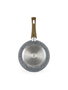 Inde Pack de 6 Sartenes de Aluminio Forjado con Mango de Acero Inoxidable Absolut Quttin de 28 cm