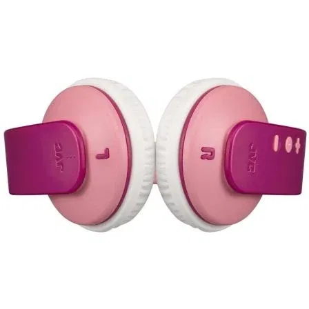 JVC HA-KD10W Auriculares Infantiles Tinyphone Inalámbricos Bluetooth con Limitador de Sonido, 16h Batería, Diadema Ajustable Rosas JVC HA-KD10W Auriculares Infantiles Tinyphone Inalámbricos Bluetooth con Limitador de Sonido, 16h Batería, Diadema Ajustable Rosas