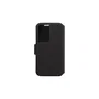 OtterBox - Funda Strada Series Via con tapa para Samsung Galaxy S22, color negro noche, protección DROP+, resistente y con compartimentos