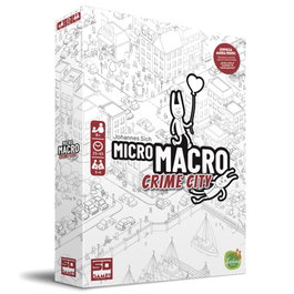 SD GAMES MicroMacro Juego de Mesa Cooperativo de Detectives 1-4 Jugadores +8 Años