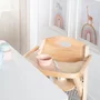 Roba Trona Plegable FOLD UP SMART con Bandeja de Comida y Arnés de Seguridad en Madera Natural