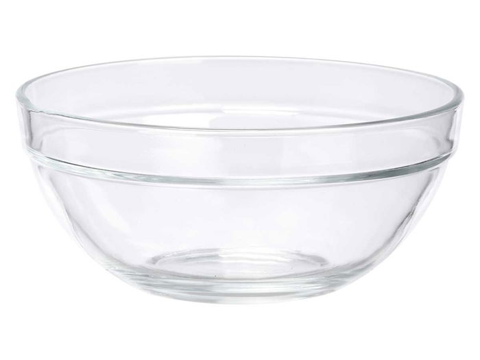 Vivalto Bol Apilable Transparente 23 cm de Vidrio, Capacidad 2.1 L (Set de 8) Vivalto Bol Apilable Transparente 23 cm de Vidrio, Capacidad 2.1 L (Set de 8)