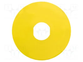 SCHNEIDER ELECTRIC Etiqueta Harmony XB4 de Ø90mm para Ø22mm, Amarilla
