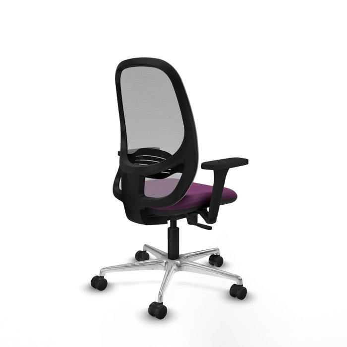 PIQUERAS Y CRESPO Silla de oficina Cilanco con mecanismo Sincro, Morado y Gris PIQUERAS Y CRESPO Silla de oficina Cilanco con mecanismo Sincro, Morado y Gris
