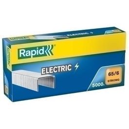 Grapas Rapid Strong 65/6Mm. Galvanizadas Caja De 5000 (Set de 5)