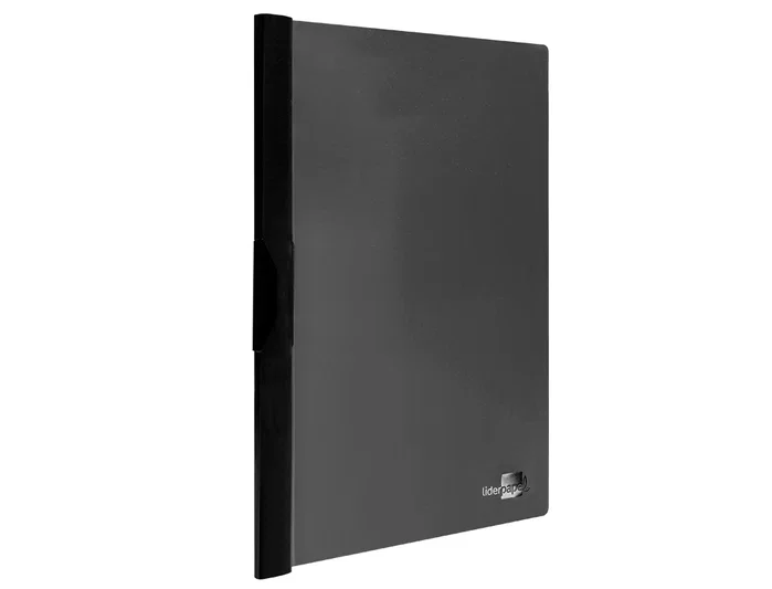 Liderpapel Carpeta Dossier con Pinza Deslizante Negra DIN A4