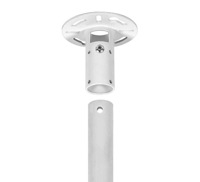 B-Tech BT5935 Pole, 100cm, Heavy Duty, Steel, White, para CCTV