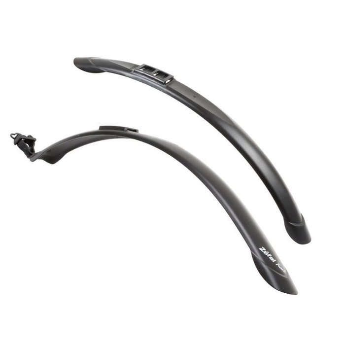 Zéfal Set de guardabarros Trail para bicis Trekking - Delantero y trasero, 28 pulgadas, compatible con freno-V Zéfal Set de guardabarros Trail para bicis Trekking - Delantero y trasero, 28 pulgadas, compatible con freno-V