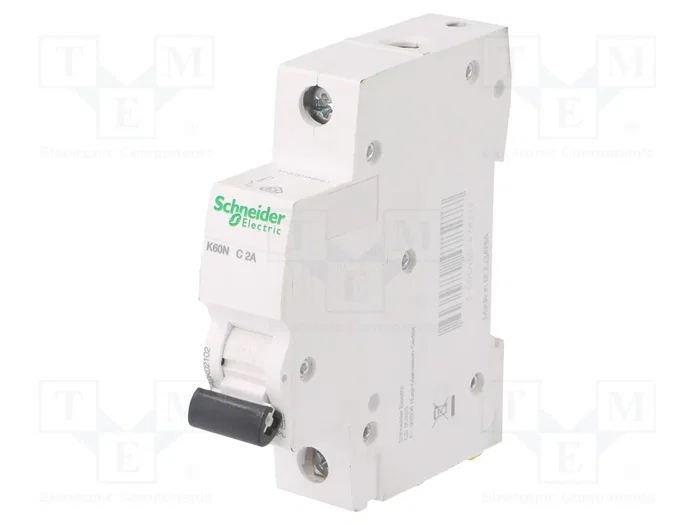 SCHNEIDER ELECTRIC ACTI9 MCB K60N 2A 1P 6kA SCHNEIDER ELECTRIC ACTI9 MCB K60N 2A 1P 6kA