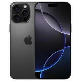 Apple iPhone 16 Pro Max Smartphone 256GB Negro Titanio, 6.9" Super Retina XDR OLED 120Hz, Triple Camara 48MP, A18 Pro, iOS 18, 5G, Resistente al Agua IP68