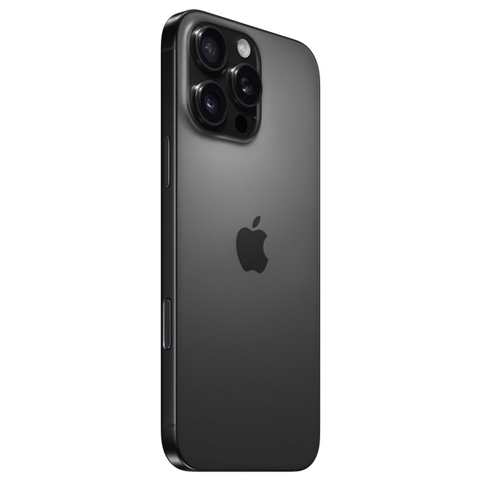 Apple iPhone 16 Pro Max Smartphone 256GB Negro Titanio, 6.9" Super Retina XDR OLED 120Hz, Triple Camara 48MP, A18 Pro, iOS 18, 5G, Resistente al Agua IP68