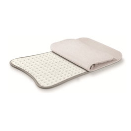 Beurer HKM-400 Almohadilla Electrónica de Tacto Suave (34x47 cm) Transpirable, Lavable, Anatómica, Calentamiento Rápido, Apagado Automático