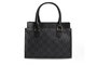 Lucky Bees 1281 Bolso de mano de piel de polivinilo para mujer, negro
