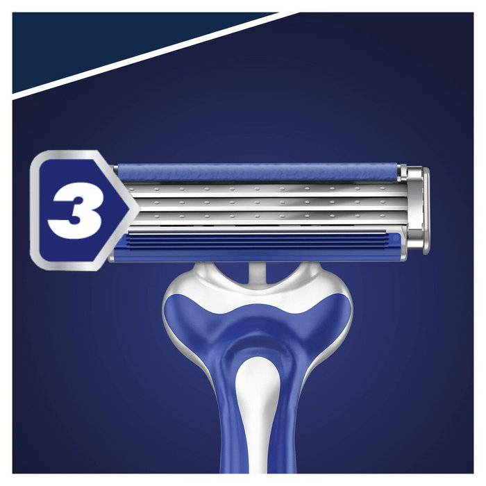 Gillette Sensor3 Comfort Maquinilla de Afeitar Desechable Hombre con 3 Hojas, 4 Unidades Gillette Sensor3 Comfort Maquinilla de Afeitar Desechable Hombre con 3 Hojas, 4 Unidades