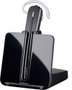 Poly CS540 Auricular Inalámbrico Monoaural con Descolgador HL10 y Cancelación de Ruido, Negro