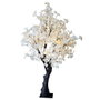 DKD Home Decor White forest Árbol de Navidad Fantasía Blanco Marrón Oscuro 100 x 200 x 100 cm