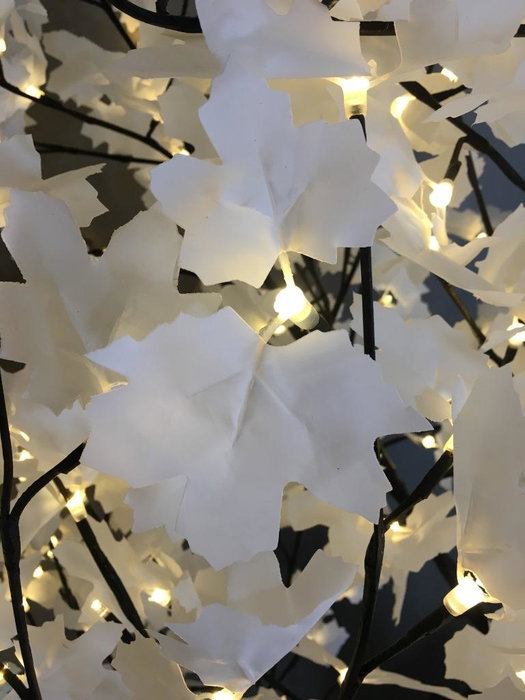 DKD Home Decor Árbol de arce LED White Forest 100x100x200 cm Blanco