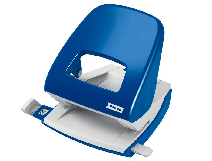 Petrus Taladro de Metal Azul Capacidad 30 Hojas