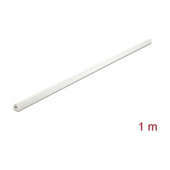 DeLOCK Kabelkanal Mini 10 x 10 mm, 1 m, Blanco