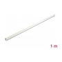 DeLOCK Kabelkanal Mini 10 x 10 mm, 1 m, Blanco