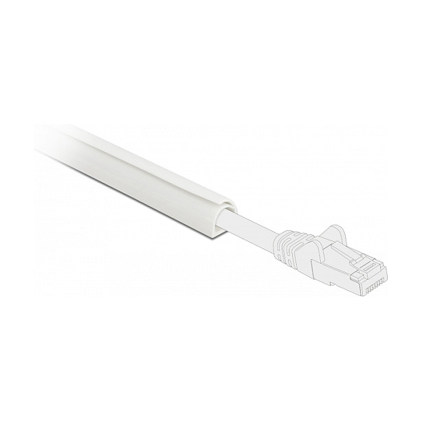 DeLOCK Canaleta Mini de Cierre Automático 10 x 10 mm - 1 m Blanco DeLOCK Canaleta Mini de Cierre Automático 10 x 10 mm - 1 m Blanco