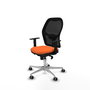 PIQUERAS Y CRESPO Silla de oficina Jorquera Naranja y Negro