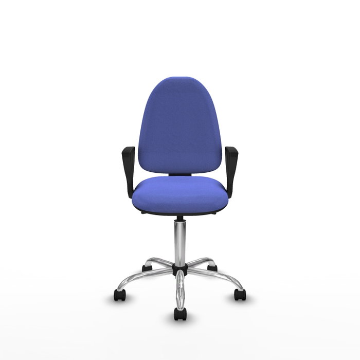 PIQUERAS Y CRESPO Silla de oficina Aýna con mecanismo Asincro en Azul claro