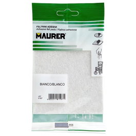 MAURER Fieltro Adhesivo Blanco 100 x 100 mm
