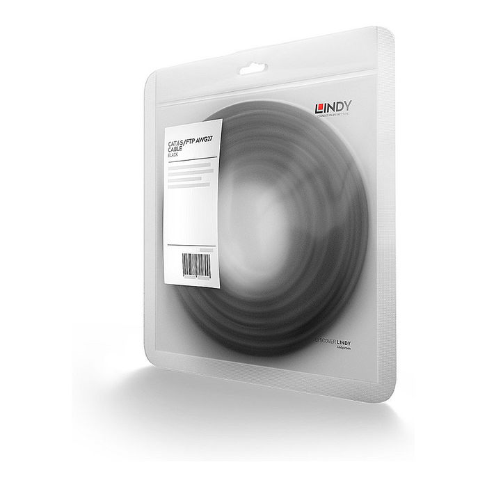 LINDY Cable de red Patchkabel Cat6 S/FTP Negro 3 metros, 47780, Blindaje S-STP, RJ-45 Macho, Cobre, 250 MHz, RoHS, UL, para 10/100/1000Base-T