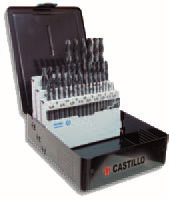 Estuche de 25 Brocas HSS de 1 a 13 mm x 0,5mm