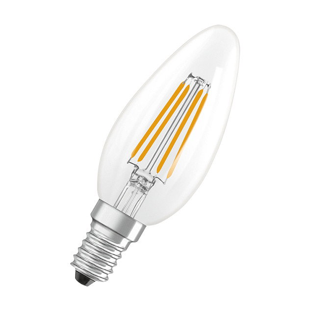 OSRAM LED Classic B 40 Filament DIM P 3.4W 827 Clear E14 Bombilla Regulable Blanco Cálido