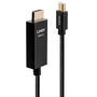 Lindy Cable Mini DisplayPort a HDMI Activo 2m con HDR, Soporta 4K@60Hz