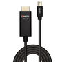 Lindy Cable Mini DisplayPort a HDMI Activo 2m con HDR, Soporta 4K@60Hz