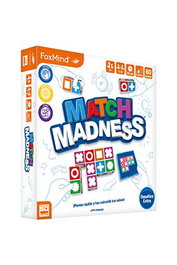 SD Games Juego de Mesa Match Madness 2ª Edición - Juego de Rapidez y Percepción Visual con Bloques y Cartas - Para 1 a 4 Jugadores desde 7 años