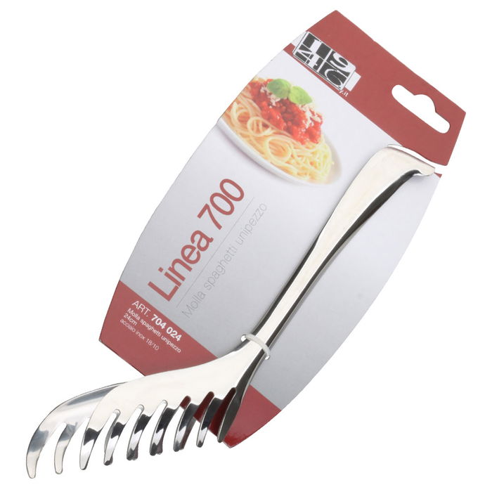 1946 Pinzas Pasta 700 Line Acero Inoxidable 18/10 para Espagueti Medida 24 cm