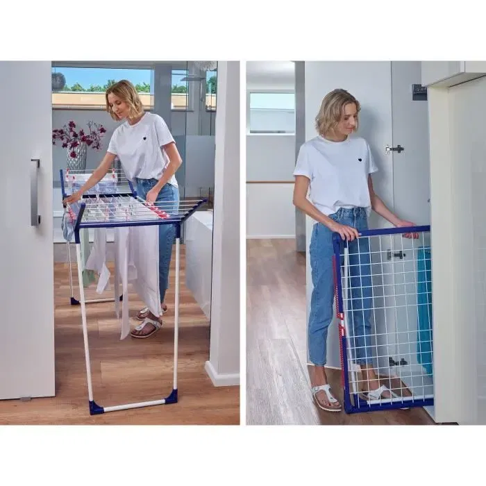 Leifheit Secadora independiente PEGASUS 160 Solid Slim - Longitud del tendedero 16 m