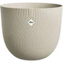 ELHO Maceta Sereh Round 60, 110 litros, Ø 59 x H 51 cm, color beige, interior y exterior