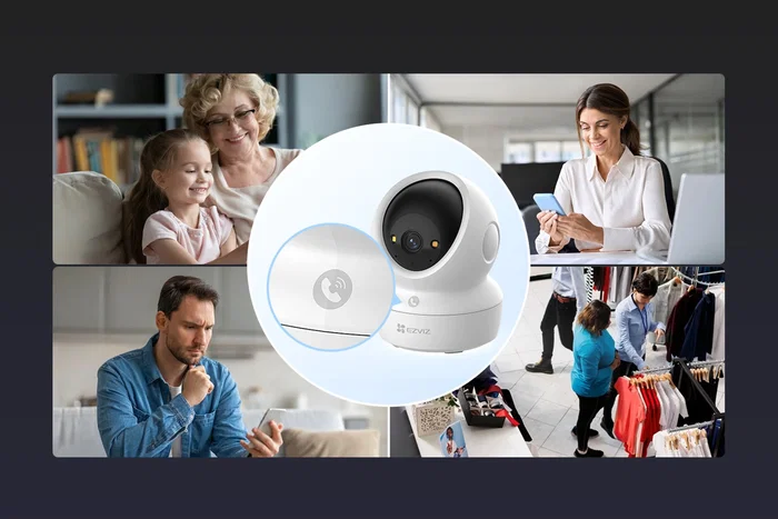 EZVIZ H6c G1 4K Cámara de seguridad IP esférica para interior EZVIZ H6c G1 4K Cámara de seguridad IP esférica para interior