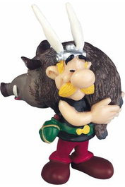 Asterix con Jabali Figura 9 cm Asterix Re-Run