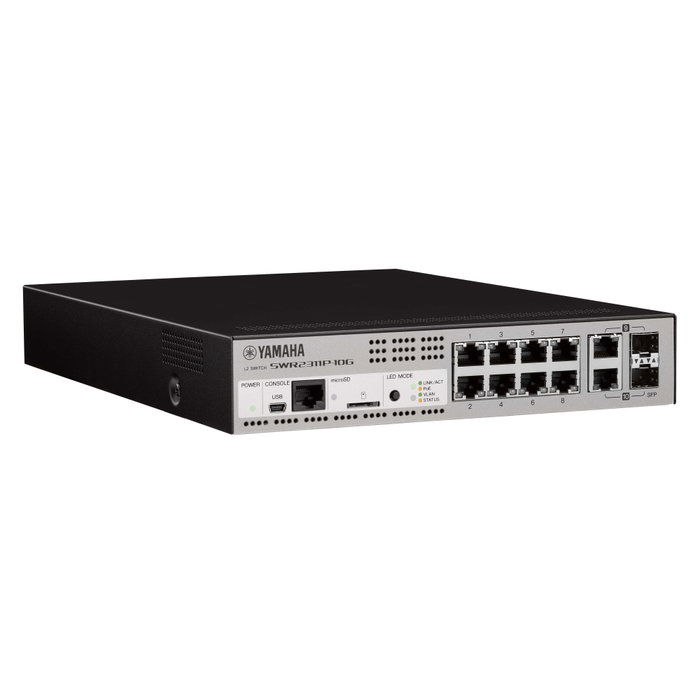 Yamaha SWR2311P-10G Switch Gestionado L2 10G Ethernet PoE