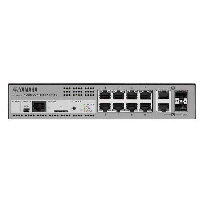 Yamaha SWR2311P-10G Switch Gestionado L2 10G Ethernet PoE