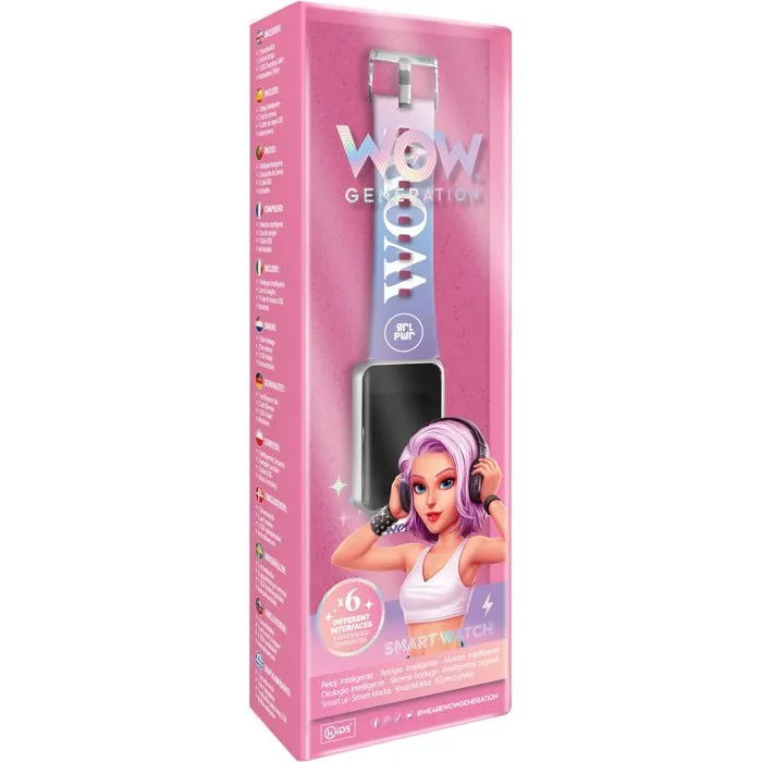 Kids Licensing Smartwatch WOW para Niños a Partir de 6 Años, AAAPY60156