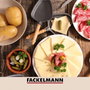 Fackelmann Machacador de patatas con doble palanca y tenedor de tres puntas