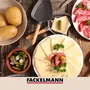 Fackelmann 1719791077504 Machacador de Patatas con Doble Palanca y Tenedor de Tres Puntas