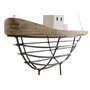 DKD Home Decor Decoración Velero Paulownia y Metal 54x15x61,5