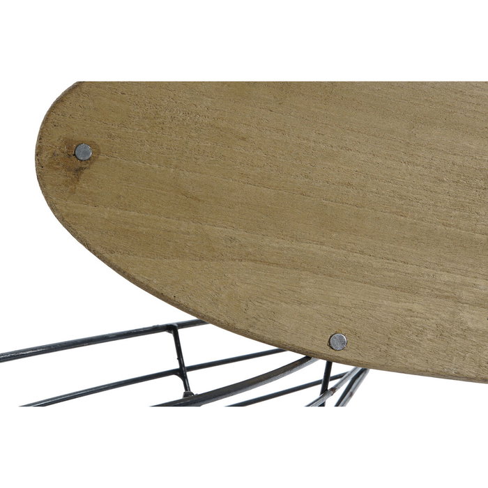 DKD Home Decor Decoración Velero Paulownia y Metal 54x15x61,5