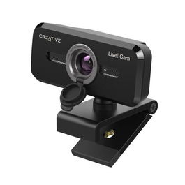 Creative Labs Live! Cam Sync V2 1080p Webcam Negra con Micrófonos Duales y Tapa de Privacidad