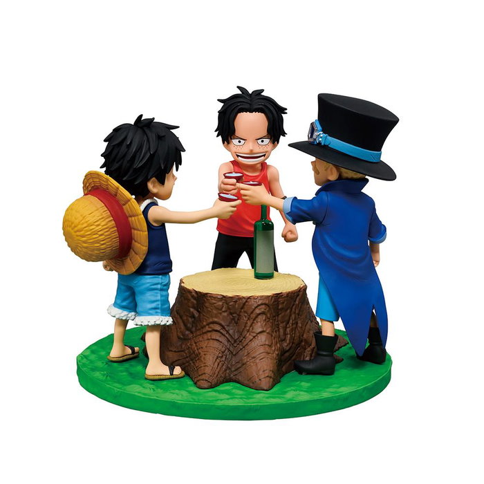 Ichibansho Figura Ace Sabo Luffy One Piece Dramatic Memories Banpresto 10 cm SKU IS69041